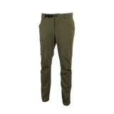 close front view of green hiking pants for men