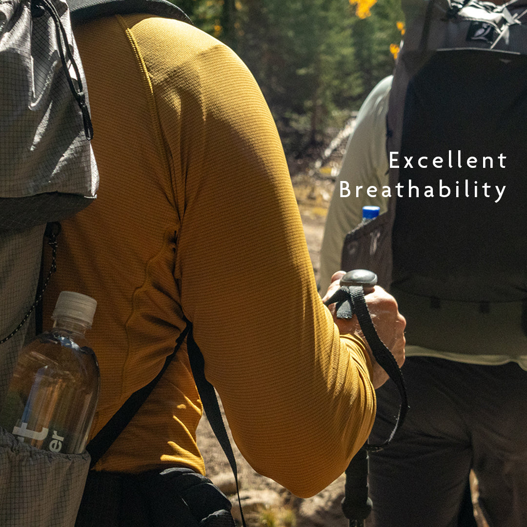 Golden - Hikers wearing altitude sun hoodie