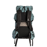 Rear angle of the Shadowlight Ultralight Backpack showing adjustable straps