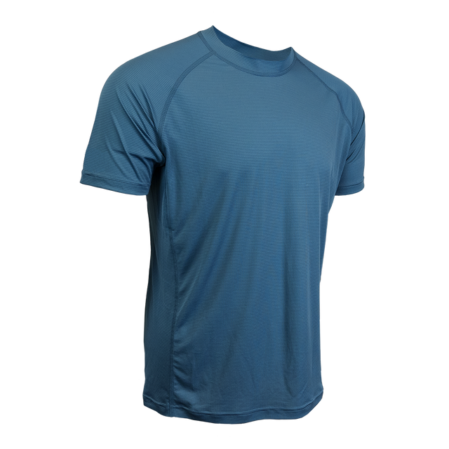 Athletic shirt on a white background 45 degree front right view