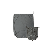 front view of empty storage sack & compression bag for down sleeping bag