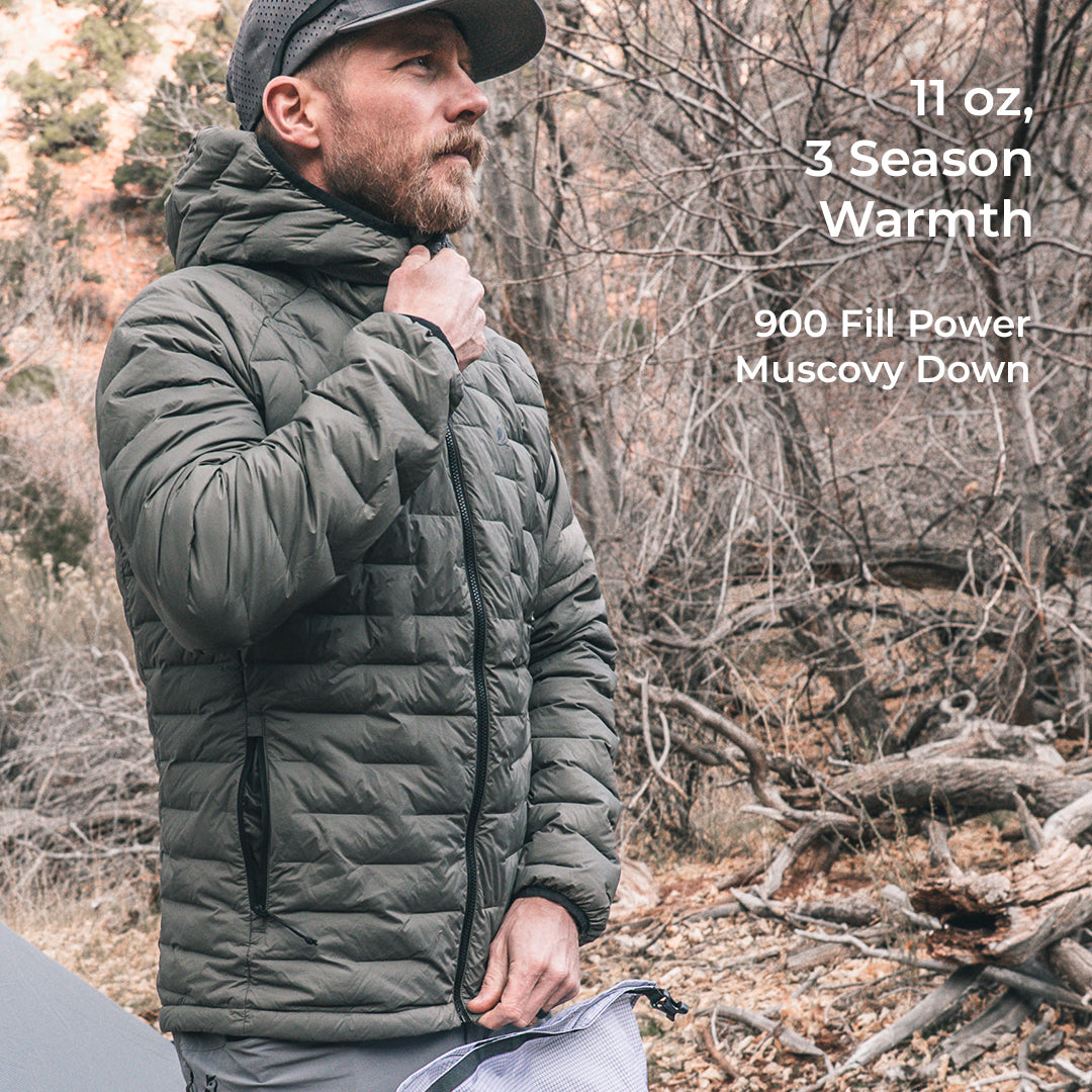 Outdoor Vitals Zulu Down Jacket - Ultralight Packable Backpacking