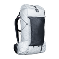angled front view of CS40 Ultra backpack with a focus on large stretch mesh pocket