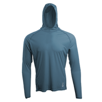 Blue Altitude Sun Hoodie front view. Hoodie only.