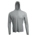 Gray Altitude Sun Hoodie front view. Hoodie only.