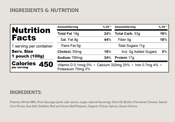 Packit Gourmet Meals
