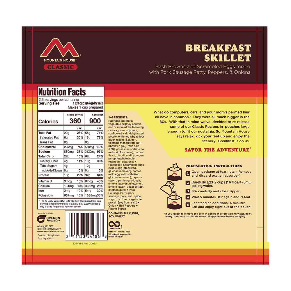 Mountain House Freeze Dried Meals