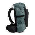 shadowlight backpack side facing arctic blue