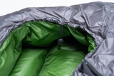 close view of dual cinch cords on sleeping bag hood