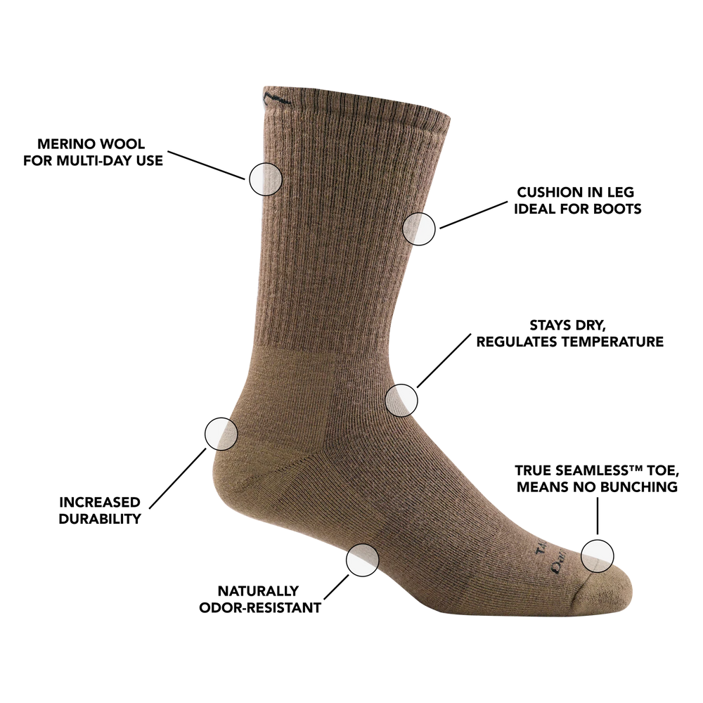Men's Darn Tough Light Hiker No Show Lightweight Hiking Socks (Copy)