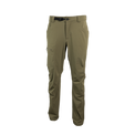 close front view of earthy brown men's hiking pants