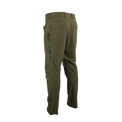 rear side view of men's green hiking pants