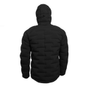 Outdoor Vitals Vantage Alpine Down Jacket in black – full back view showing hood and zero stitch baffle design