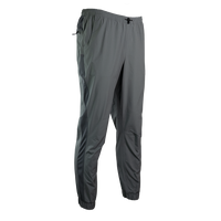 front view of men's gray hiking joggers