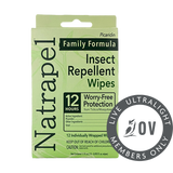 Natrapel Insect Repellent Wipes (with Picaridin)