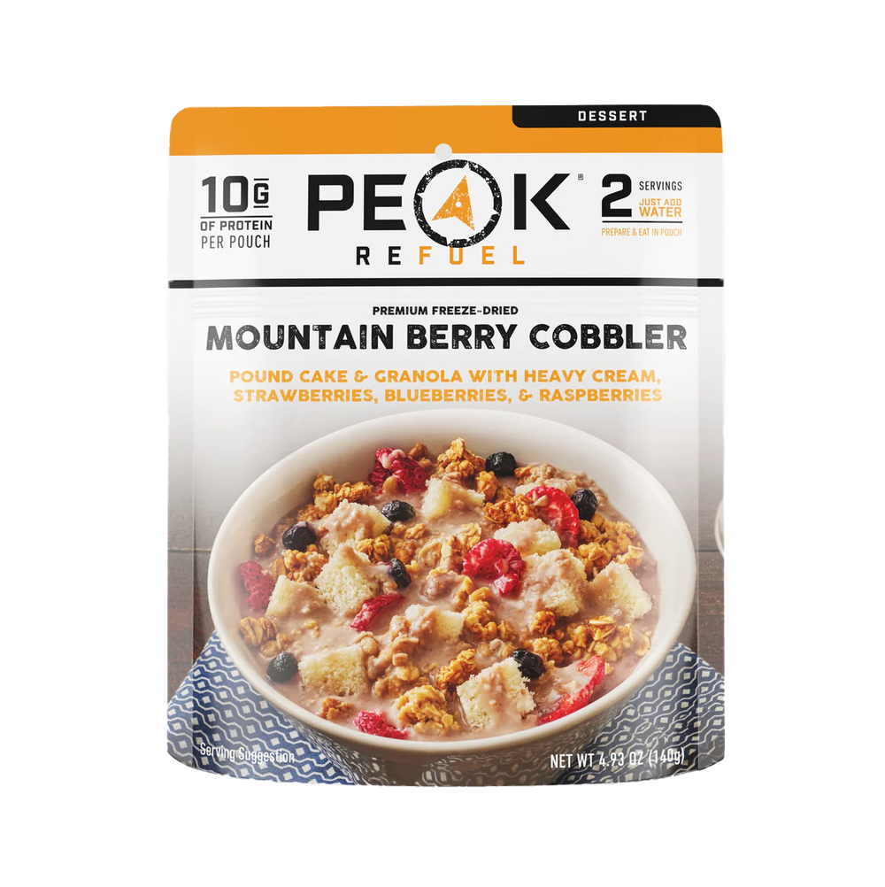 Peak Refuel Premium Freeze Dried Cobbler