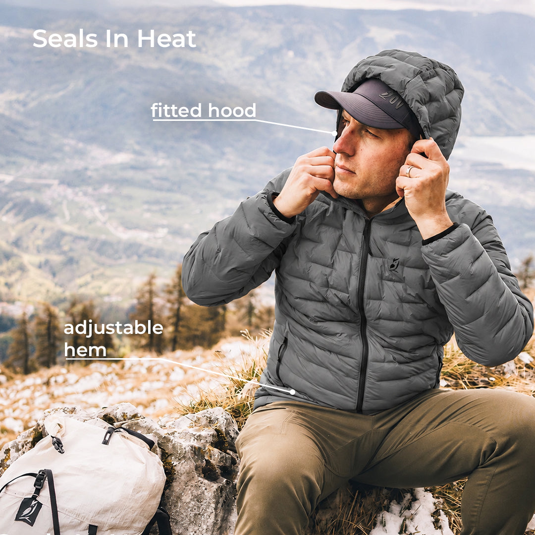 Outdoor Vitals Zulu Down Jacket - Ultralight Packable Backpacking