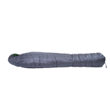 side view of down sleeping bag