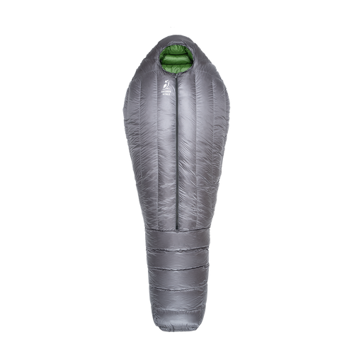 front view of 0 degree down sleeping bag