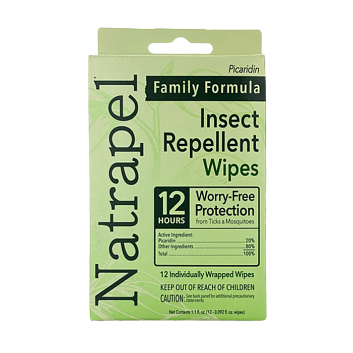 Natrapel Insect Repellent Wipes (with Picaridin)