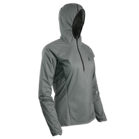 Women's gray Ventus Active Hoodie slightly turned right