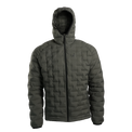 Front view of Outdoor Vitals Zulu Down Jacket in Chimera Gray featuring performance baffling and technical alpine-ready warmth.