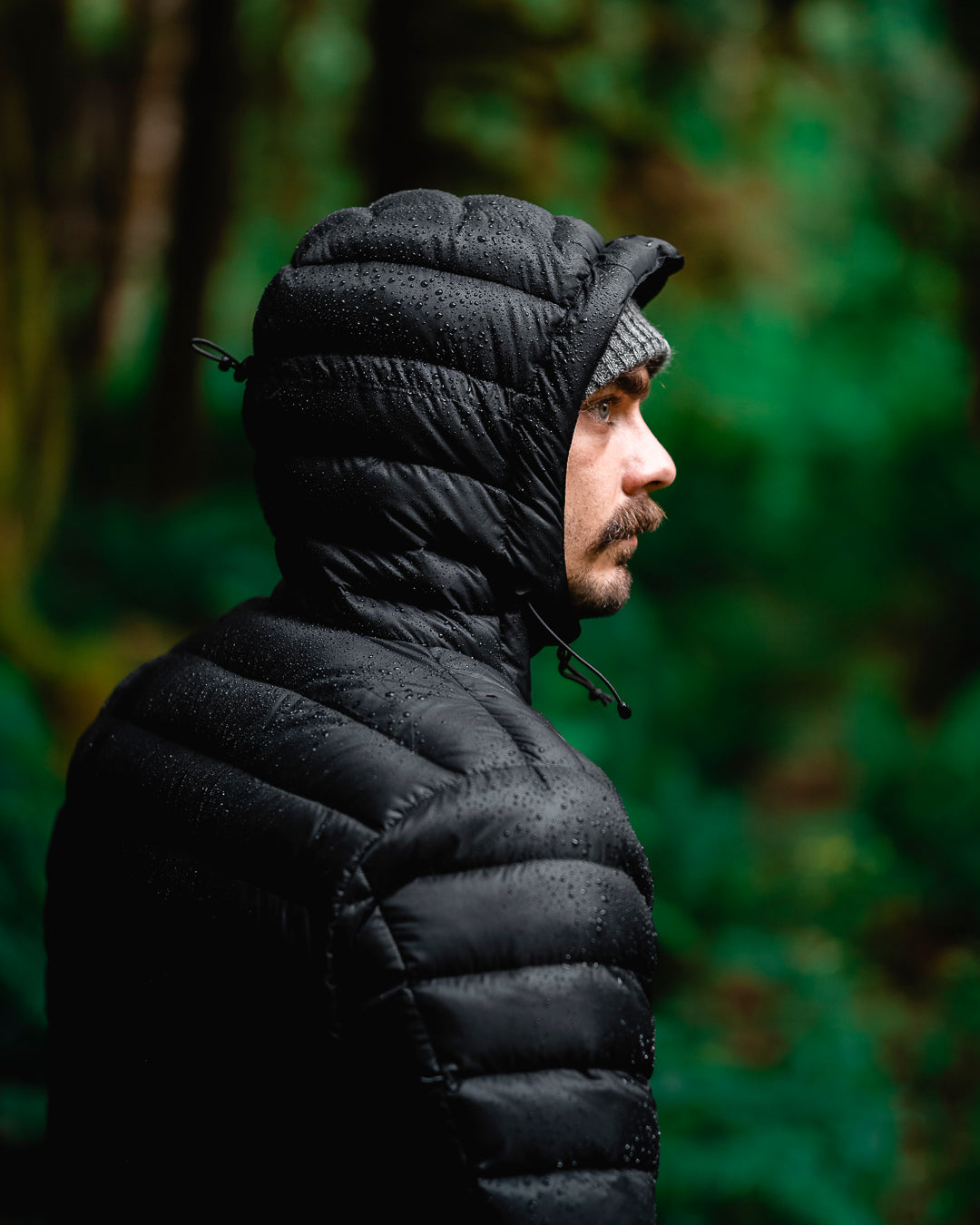 Down jacket with pit zips sale