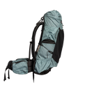 Side view of the Shadowlight Ultralight Backpack in the arctic & black color