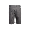 rear view of men's charcoal backpacking shorts